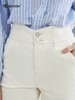 【显瘦不紧绷】波顿女高端锥型白色牛仔长裤子修身LE289123 商品缩略图4