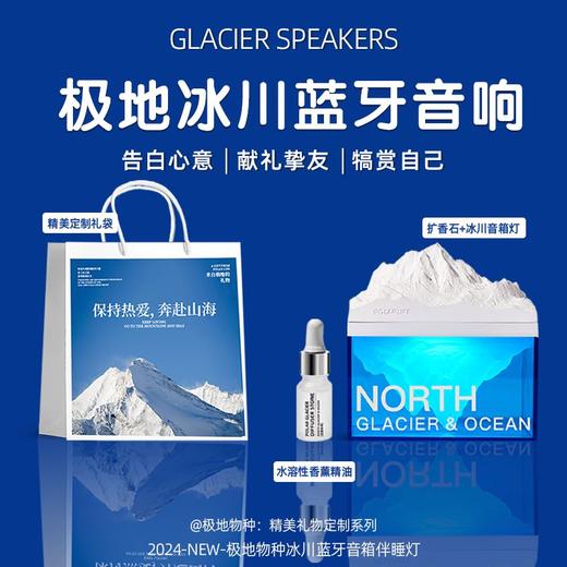 极地物种冰川蓝牙音箱高音质低音炮多功能小音响生日礼物送男朋友 商品图1