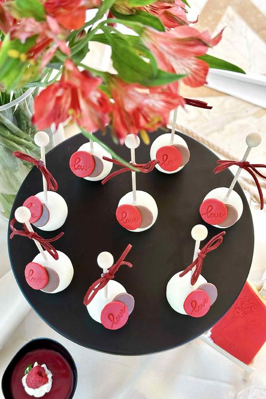 黑红系婚礼甜品台 商品图6