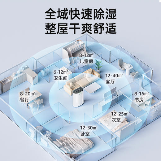 Bestherm新一代大空间全屋循环强排除湿净化一体机 商品图2