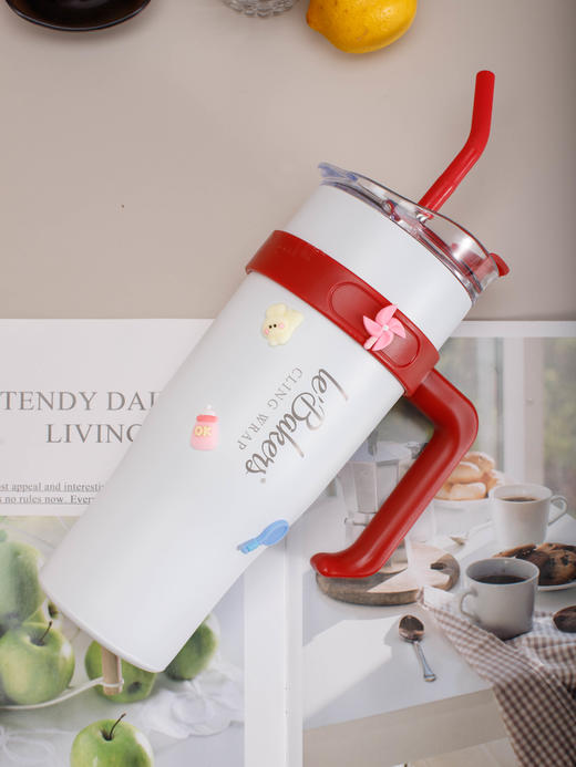 一杯喝一整天！‌COSTA同款冰霸杯1250ml送可爱萌仔贴 商品图1