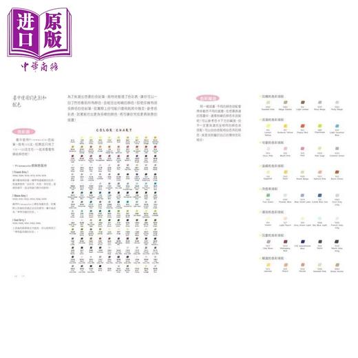 【中商原版】色铅笔手帐插画图集4000（上册） 可爱动物到日常服装与美食 港台艺术原版 Ramzy 枫书坊出版 商品图2