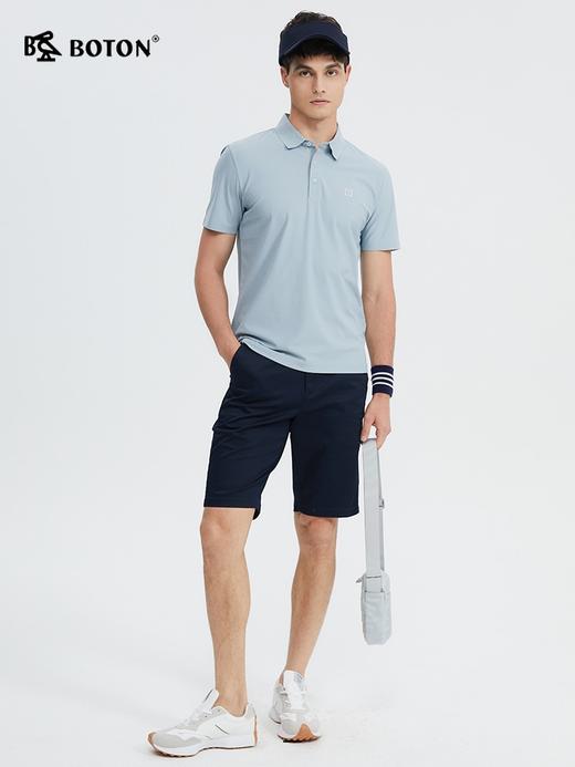 波顿男士春夏短裤丝滑平整美式休闲高端抗皱微弹裤子MF001224 商品图3