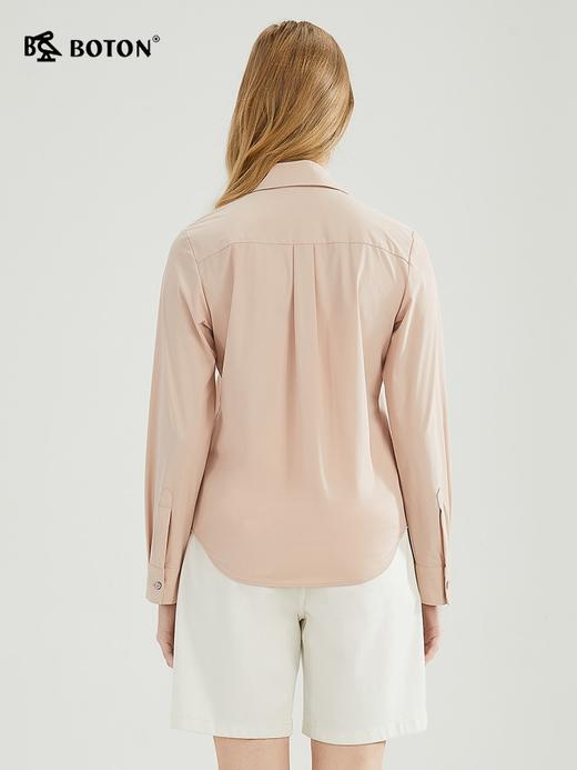 【速干防晒】波顿三季女装户外运动休闲长袖净色长袖衬衫LS833123 商品图2