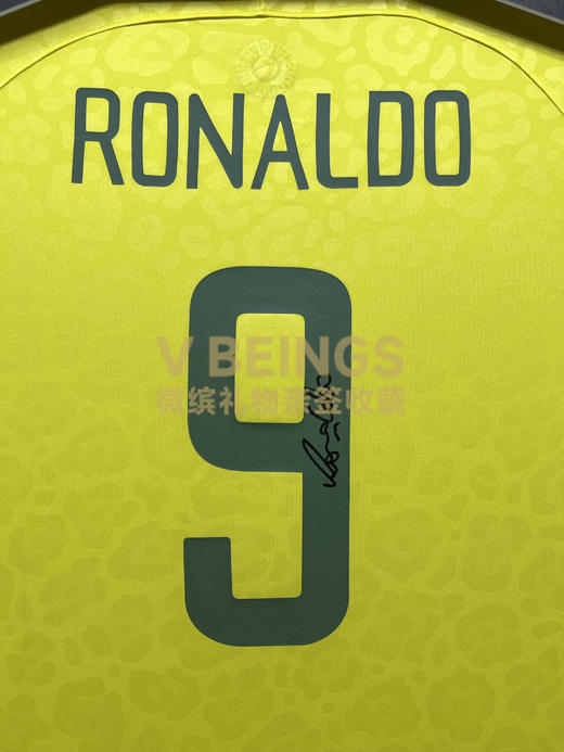 收藏系列 大罗 巴西队9号黄色 亲笔签名球衣 商品图2