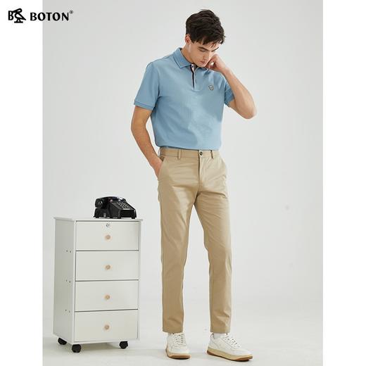 【干净清爽】波顿年春夏男士纯色户外休闲短袖运动简约polo衫MT958223 商品图2