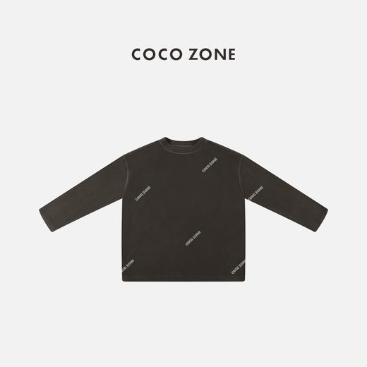 COCO ZONE秋冬女士打底衫长袖T小众气质百搭显瘦 23C19632 商品图1