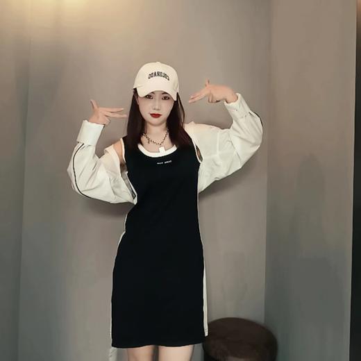 GD短款长袖小外套搭吊带裙两件套40521 夏季 092082222902 商品图0