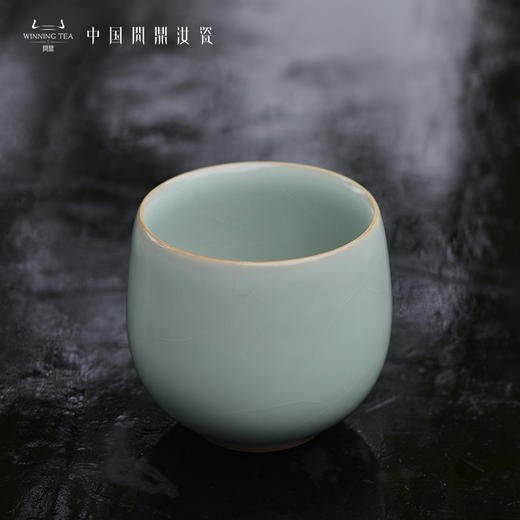 问鼎汝瓷鼎峰系列天青老款金钟杯 商品图1