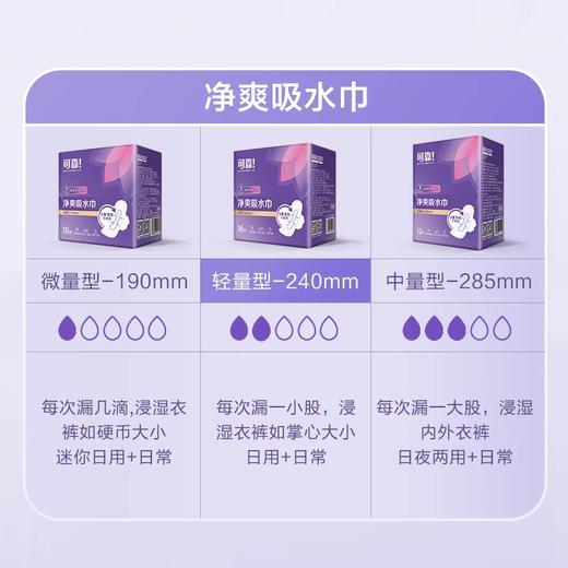 【可靠劲爽吸水巾】女经期夜用产妇产后包臀防漏240mm285mm 商品图2