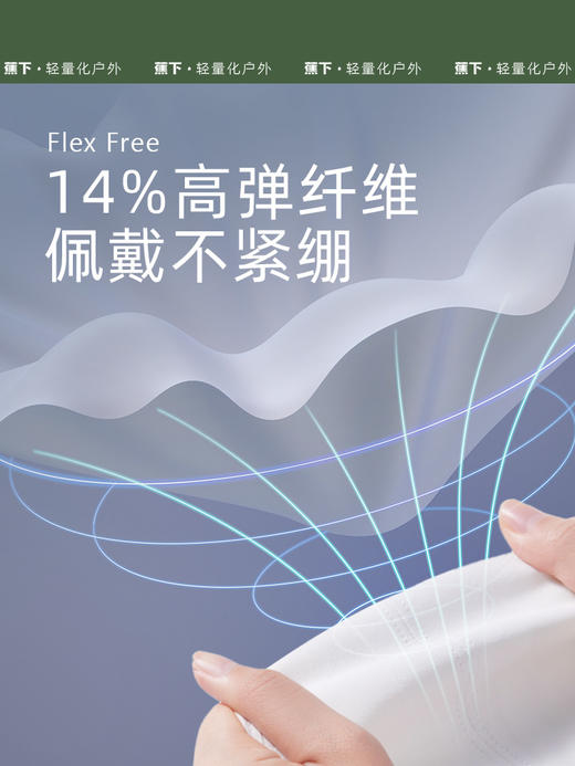 然野系列率则女士户外防晒鸭舌帽 商品图3