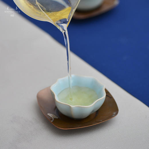 问鼎汝瓷鼎峰系列天青老款三叶杯 商品图2