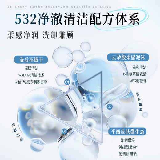 【⚡抢！第2件0元，需拍2件】儒意氨基酸净润洁面乳120g 氨基酸美白洗面奶控油深层清洁收缩毛孔洁面乳女士|儒意官方旗舰店 商品图5