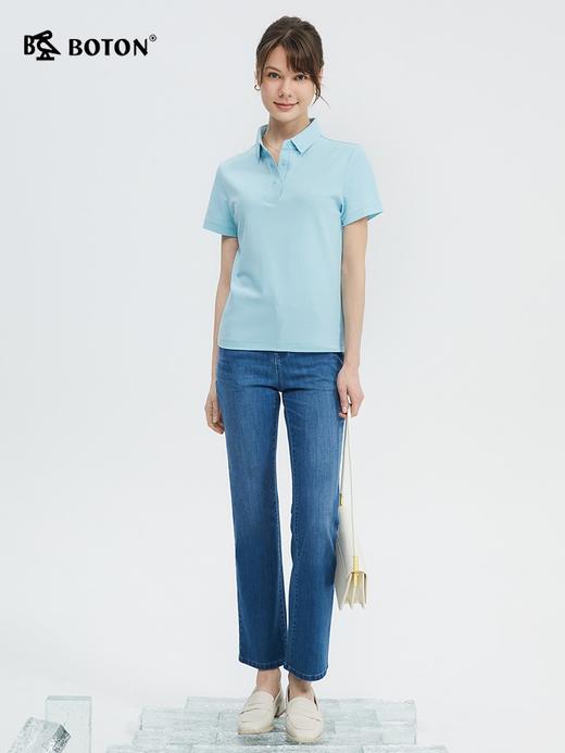 [裸感高弹]不易皱易，易打理高端美式中高腰休闲抗菌牛仔裤LE321124 商品图2