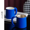 ◤开合杯◢ 16开理想蓝咖啡杯陶瓷马克杯水杯 商品缩略图0