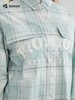 【柔软清】波顿春秋女浅蓝色格子衬衫宽松百搭休闲高端LS976123 商品缩略图3
