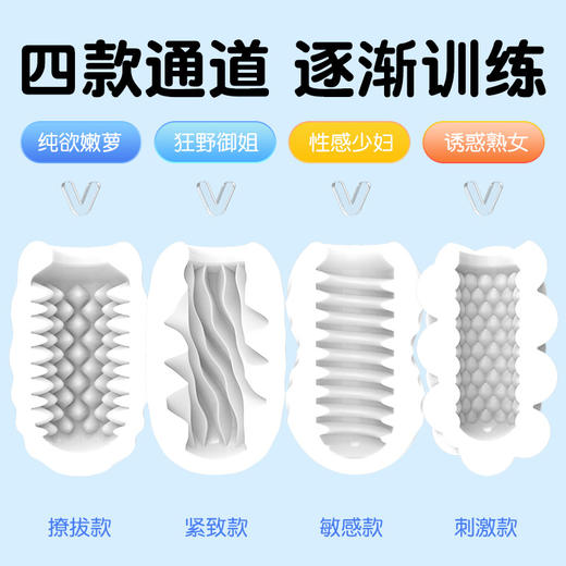 【谜姬】 便携口袋胶囊自慰蛋成人飞机杯男用情趣玩具飞机蛋 商品图1