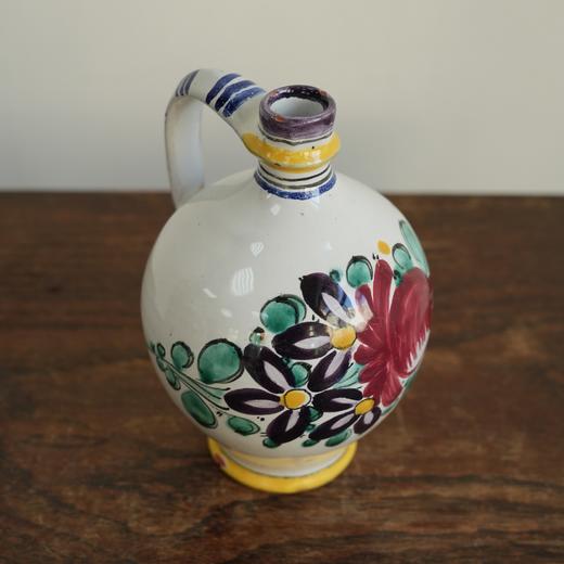 捷克产手绘红陶花器C0041 商品图1