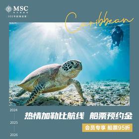 【邮轮订金】阳光加勒比海航线 2024 2025 MSC地中海邮轮 4晚 7晚 船票预约金