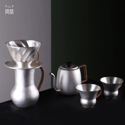 问鼎银壶非君莫属咖啡套组（银色） 商品图0
