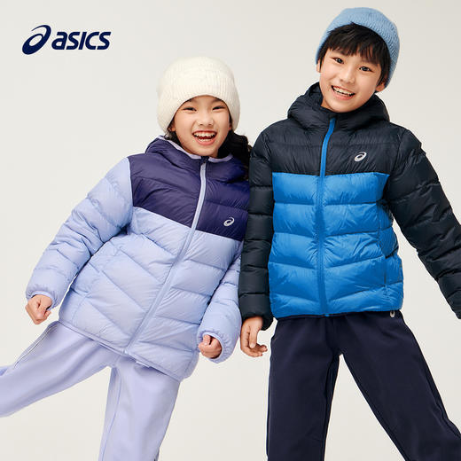 ASICS/亚瑟士童装中大童中性款百搭羽绒服2024时尚基础轻薄羽绒服 商品图1