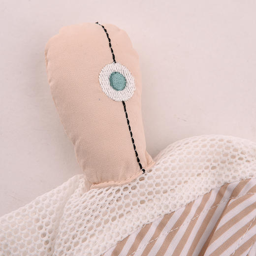 棉果果夏季新品男童软檐防晒网纱透气条纹棒球帽M204400422168 商品图2