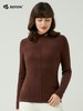 波顿春秋时尚洋气时髦半高领打底衫女设计高级感澳绒内搭LT303323 商品缩略图4