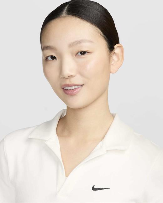 Nike耐克 Sportswear Essential 女子短袖翻领上衣 polos短TDV7885-133 商品图2