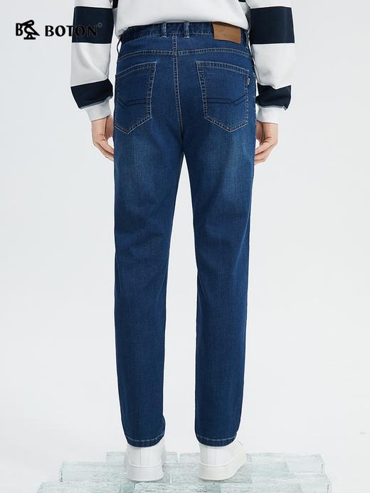 波顿春夏男士直筒冰爽柔软舒适高端牛仔裤商务休闲长裤子ME901124 商品图3