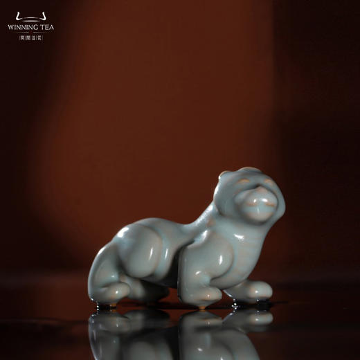 问鼎汝瓷天青壬寅瑞虎茶宠（缺货） 商品图0