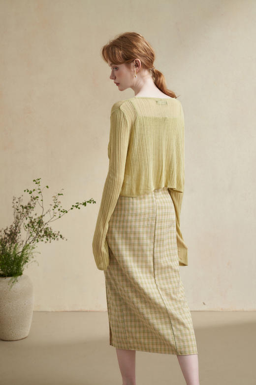 西遇法式复古优雅女士长袖套装夏季新款休闲慵懒显瘦百搭裙子D2241846 商品图7