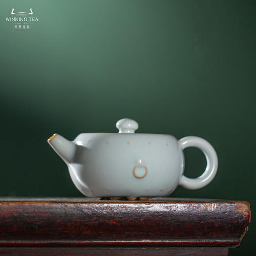 问鼎汝瓷复刻款天青战鼓壶（缺货） 商品图0