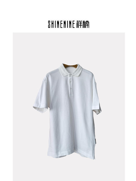 T420812237纯色短袖POLO衫 商品图1