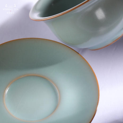 问鼎汝瓷复刻款天青正德盖碗（大） （缺货） 商品图2