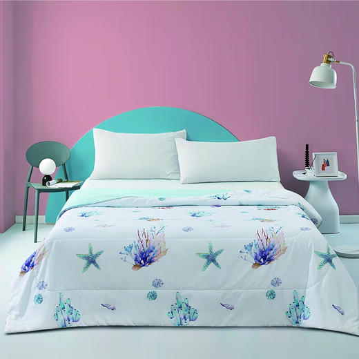 洁丽雅 亲肤舒柔被150×200cm海底奇缘 商品图0