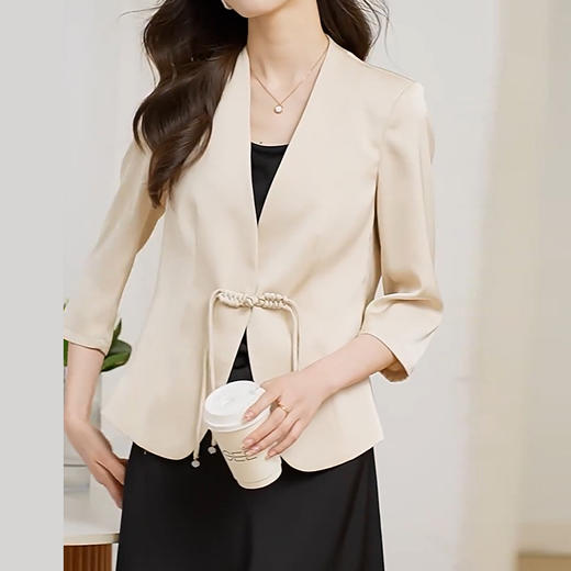 裁缝学苑AS273新中式西装外套纸样吊带裙国风小西服配两件套装样板 商品图2