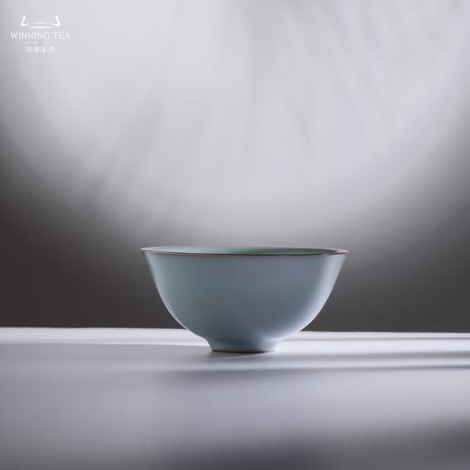 问鼎汝瓷复刻款天青兰渚碗 商品图0