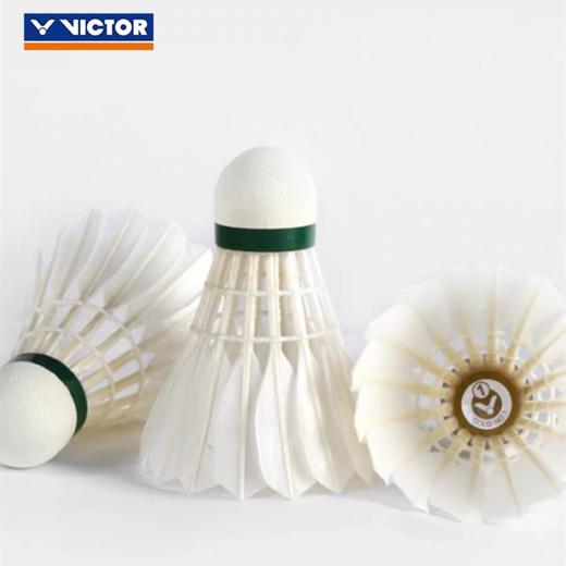 威克多VICTOR胜利羽毛球 金黄级1号 12只/筒 训练比赛俱乐部鸭毛复合软木 商品图1