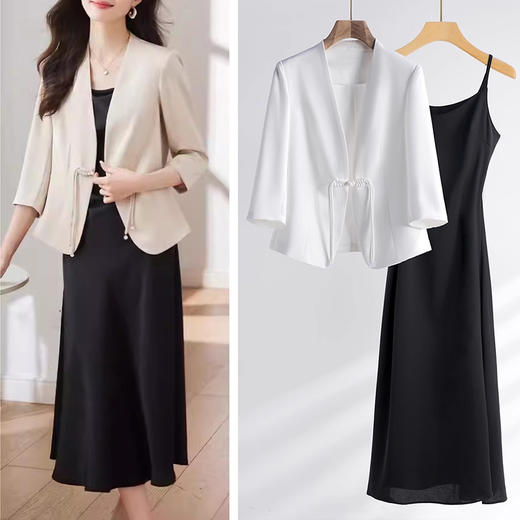 裁缝学苑AS273新中式西装外套纸样吊带裙国风小西服配两件套装样板 商品图6