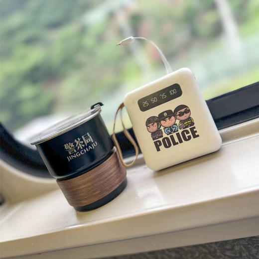 叱咤小警&警茶局不锈钢水杯车载咖啡杯户外野营杯300ml（支持单位定制） 商品图8