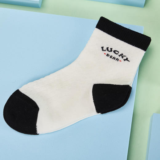 小童中筒袜网面无骨精梳棉袜【2413205】 商品图0