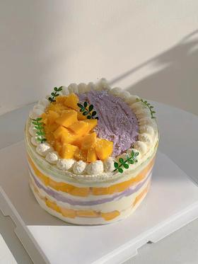 【三款】芋泥蛋糕芋泥芒果拼（新鲜水果，因时令改动，有过敏水果请备注）