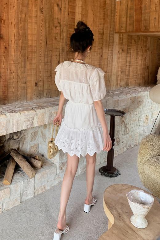 L.Fleuri 甜美可爱花边蕾丝上衣半裙套装 16485 商品图11