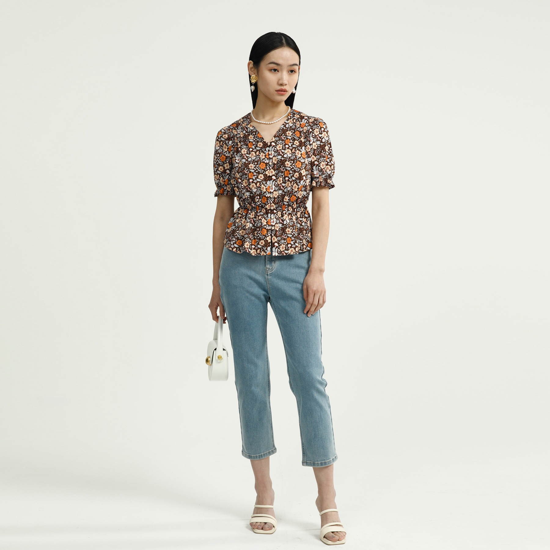 朵拉梵西牛仔裤F27B1229