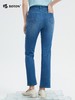 [裸感高弹]不易皱易，易打理高端美式中高腰休闲抗菌牛仔裤LE321124 商品缩略图1