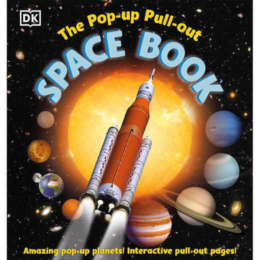 太空立体书 DK出版社 儿童科普活动书 英文原版 The Pop-up  Pull-out Space Book 4-6岁 商品图0