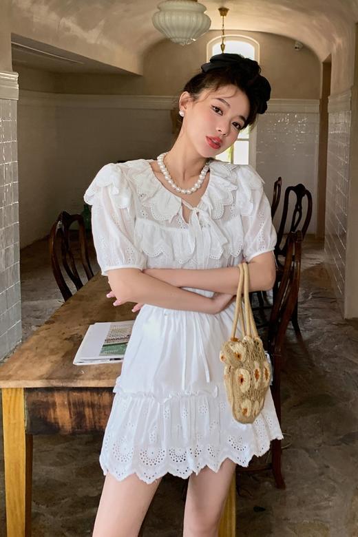 L.Fleuri 甜美可爱花边蕾丝上衣半裙套装 16485 商品图7