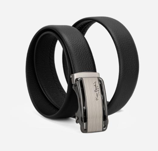 皮尔卡丹官方正品头层牛皮皮带男腰带简约休闲男士高档牛皮裤带 商品图0