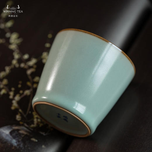 问鼎汝瓷鼎峰系列天青壬寅精工款可乐杯（小） 商品图1