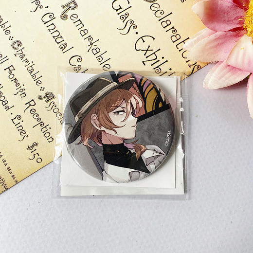 角川再版 文豪野犬春河35原画 徽章吧唧 太宰治中原中也周边谷子 商品图2